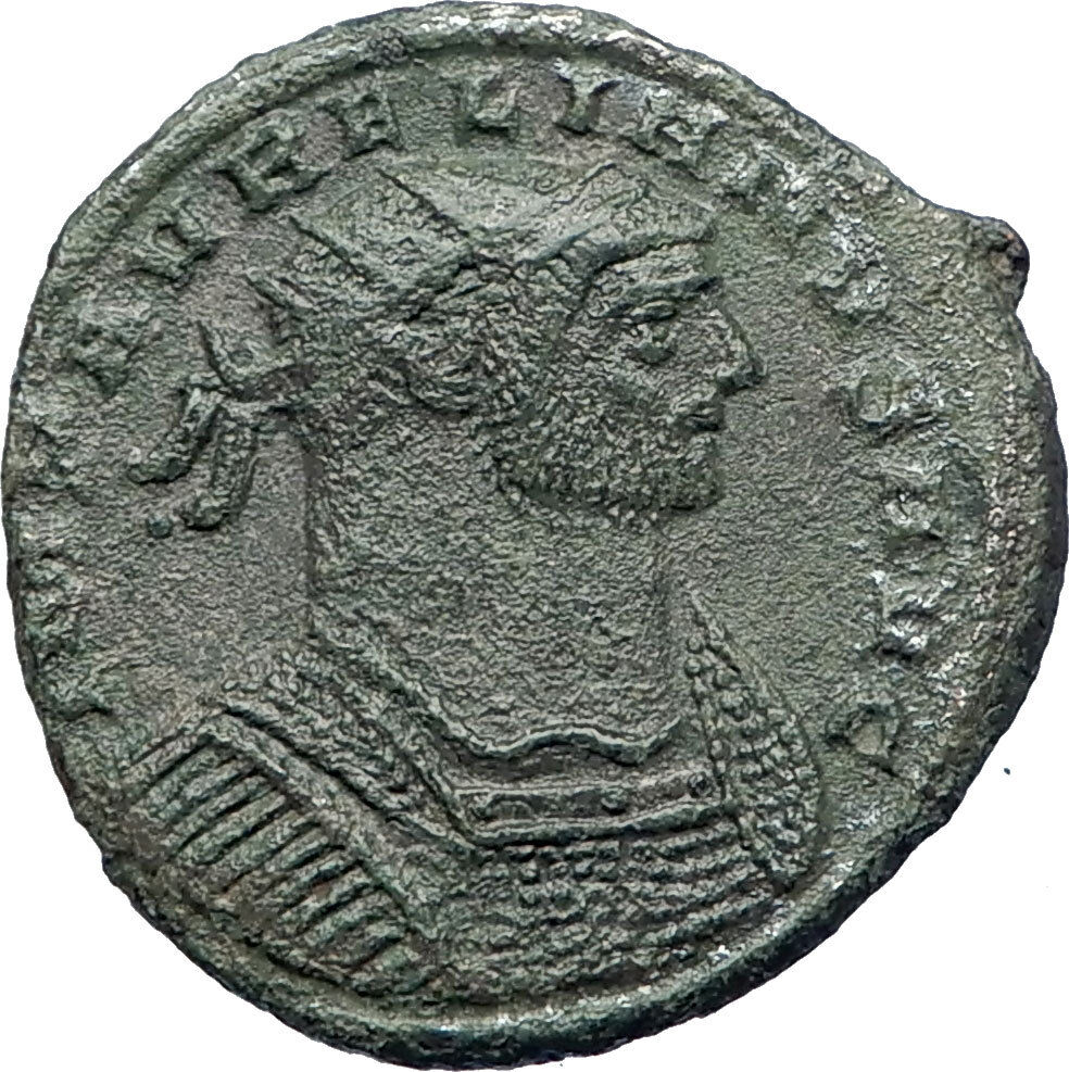 AURELIAN 270AD Authentic Ancient Roman Coin CONCORDIA HARMONY Agreement i73351