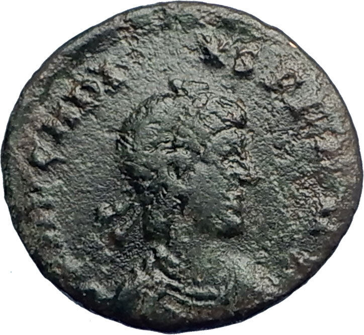 ARCADIUS on horseback 383AD Authentic Genuine Ancient Roman Coin i74216