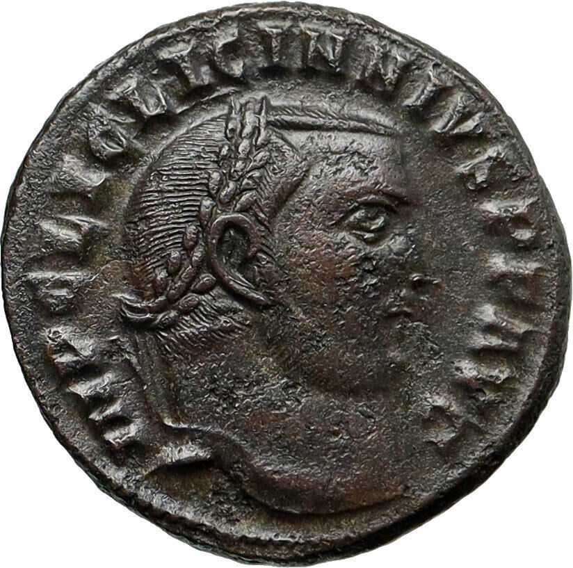 LICINIUS I Authentic Ancient 312AD Antioch Genuine Roman Coin GENIUS SOL i85701