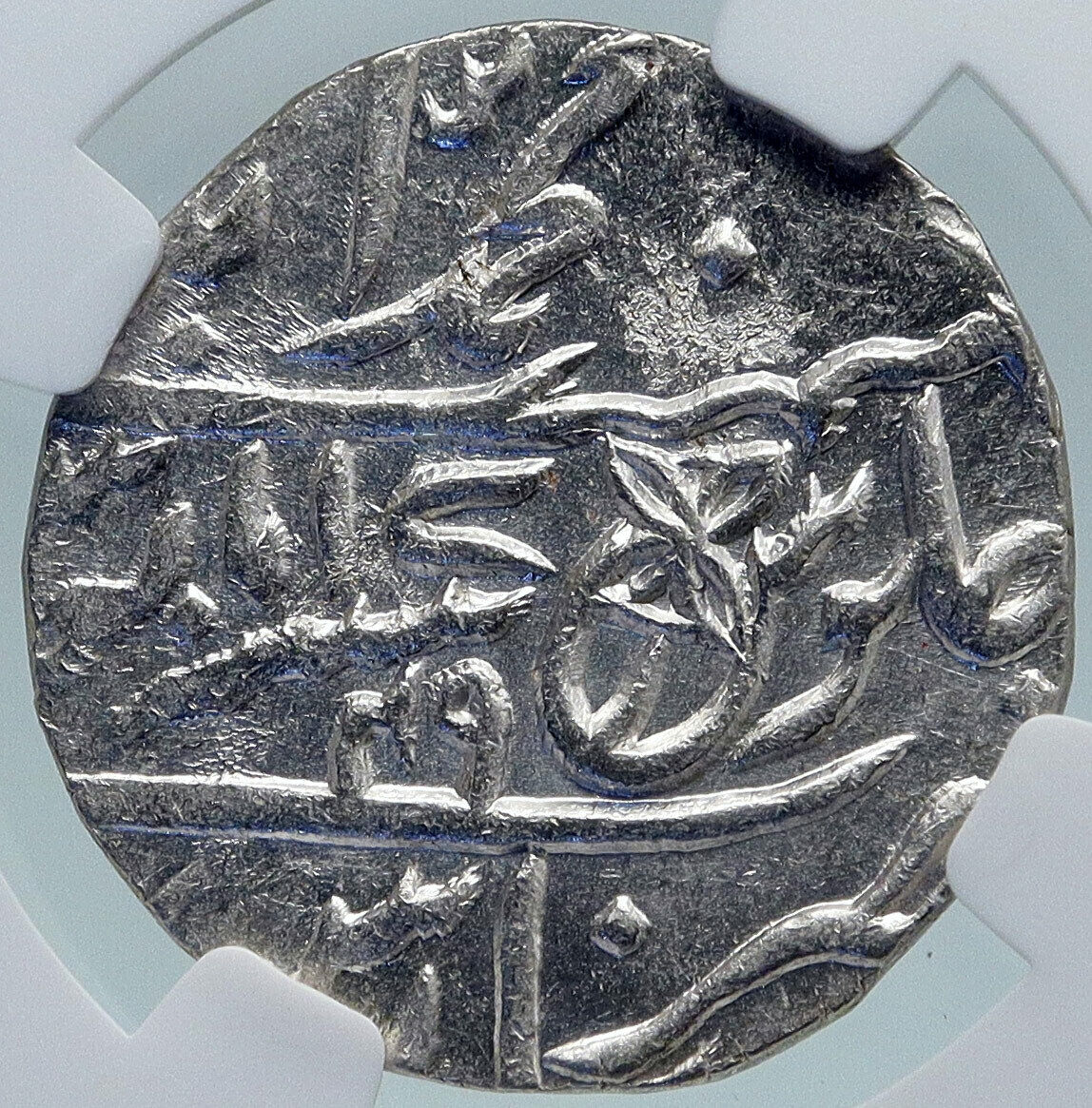 1749 (FE 1229) INDIA BRITISH OLD Bombay Presidency Silver RUPEE Coin NGC i86948