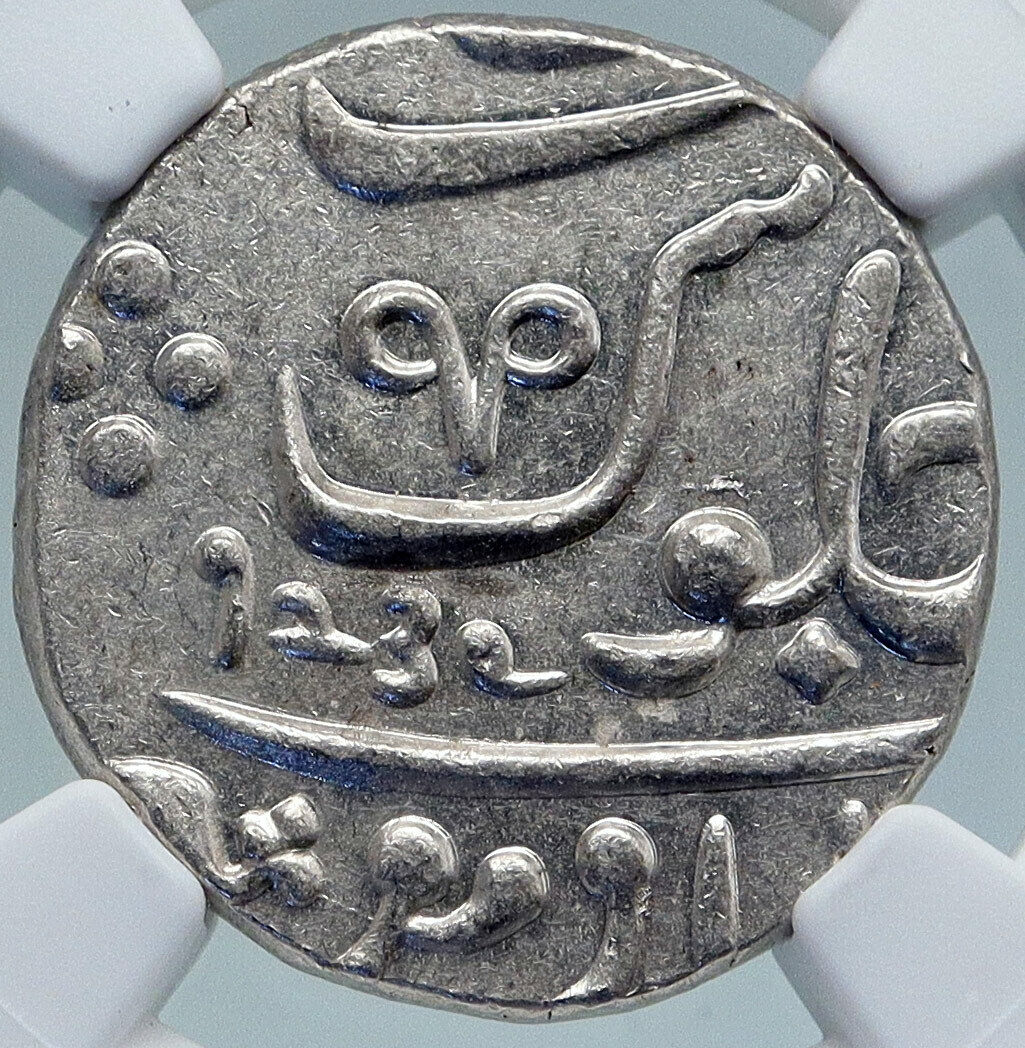 1829 (FE 1239) INDIA BRITISH OLD Bombay Presidency Silver RUPEE Coin NGC i86947