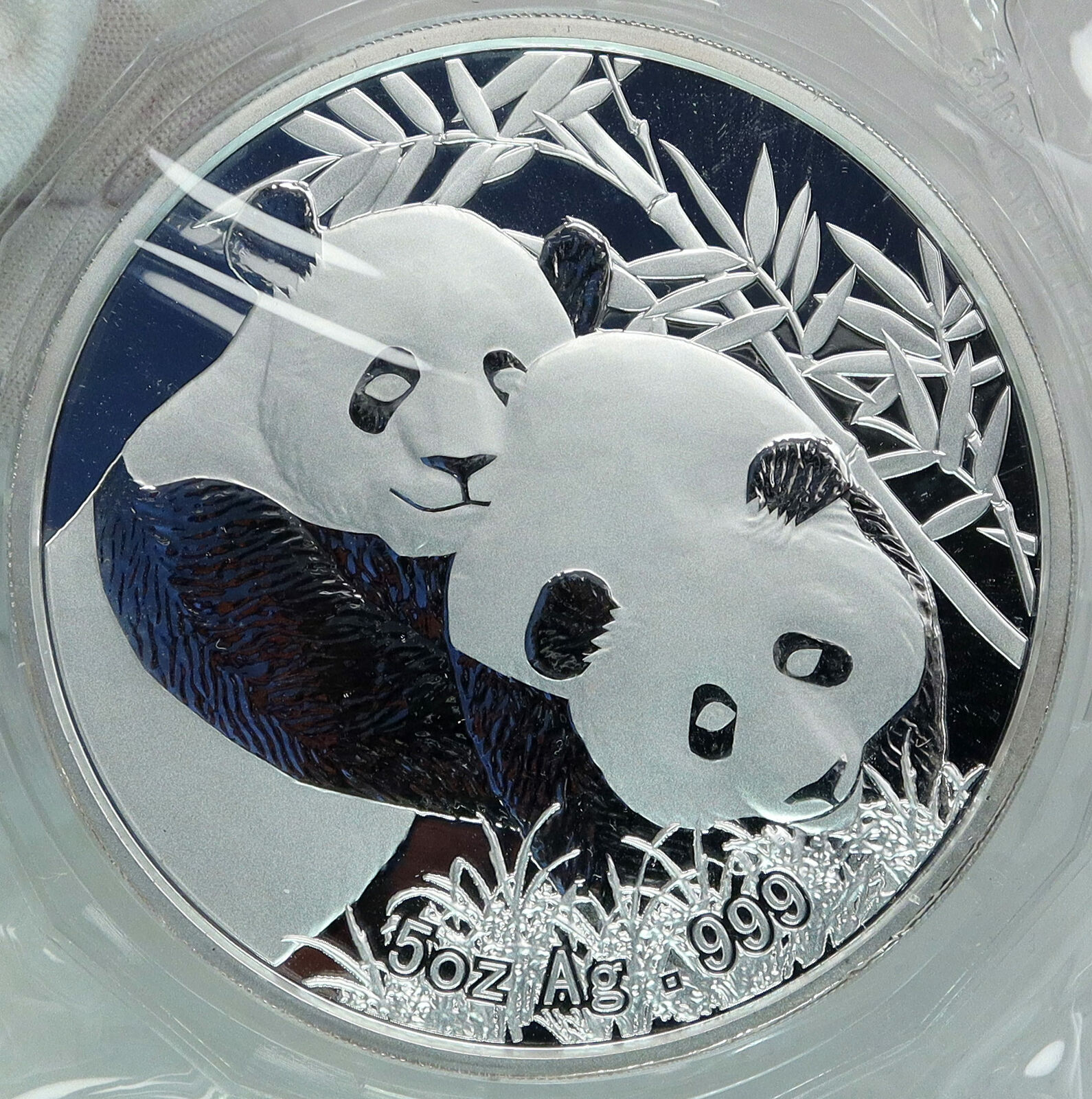 2012 CHINA Singapore MARINA Architecture PANDAS 5 OZ PROOF Silver Medal i86959