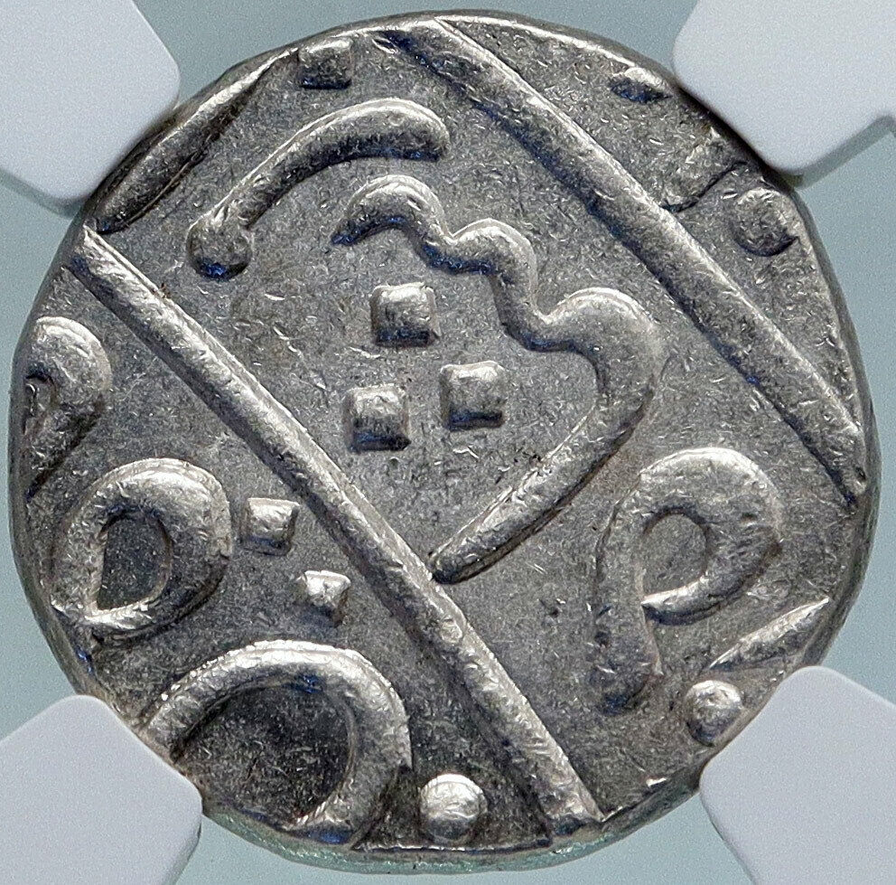 1829 (FE 1239) INDIA BRITISH OLD Bombay Presidency Silver RUPEE Coin NGC i86945