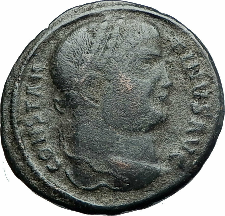 CONSTANTINE I the GREAT 326AD Authentic Ancient Roman Coin Camp gate i80228