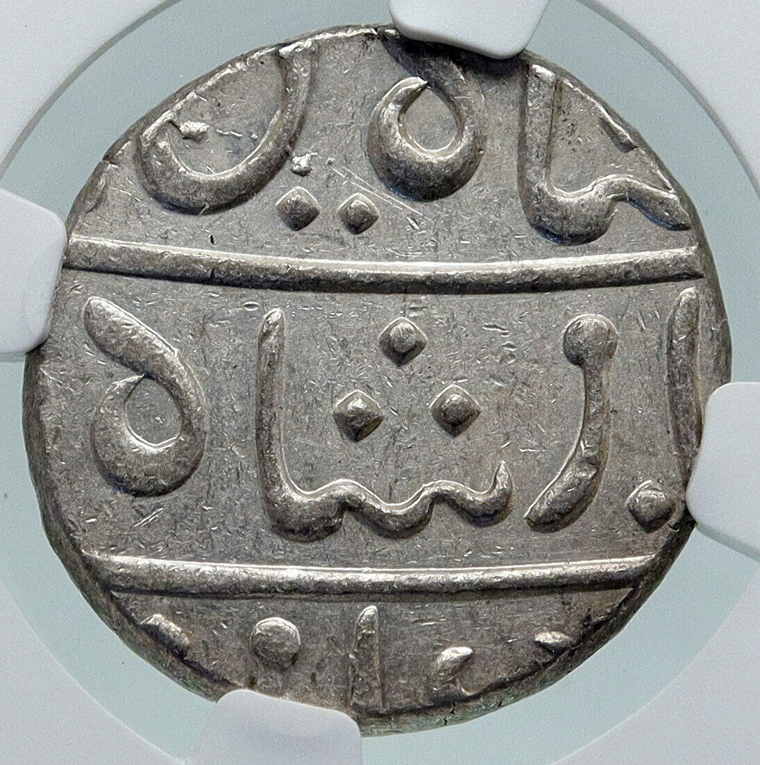 1829 (FE 1239) INDIA BRITISH OLD Bombay Presidency Silver RUPEE Coin NGC i87156