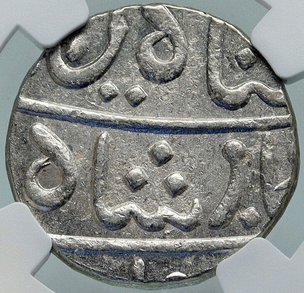 1829 (FE 1239) INDIA BRITISH OLD Bombay Presidency Silver RUPEE Coin NGC i87205