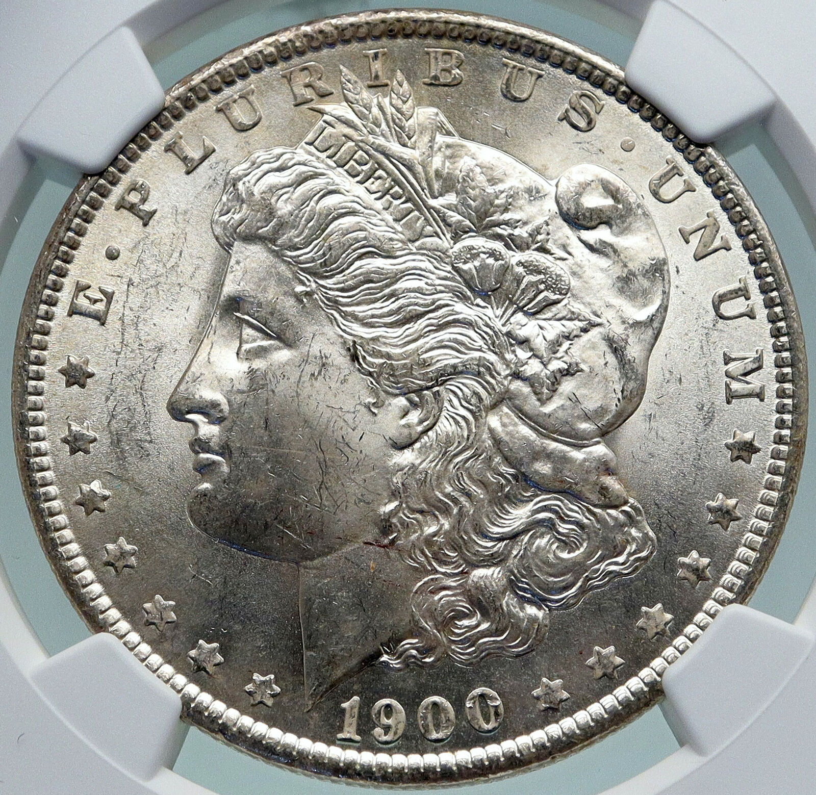 1900 O UNITED STATES of America SILVER Morgan US Dollar Coin EAGLE NGC MS i87397