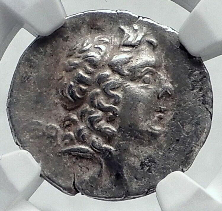 ARIARATHES IX son of Mithdates VI Pontus Cappadocia Silver Greek Coin NGC i81329