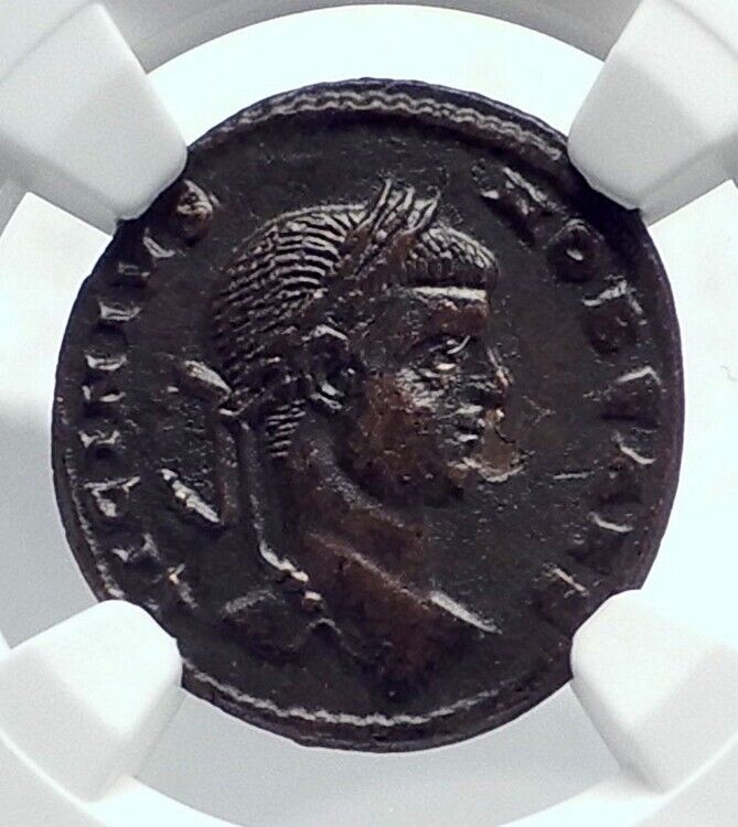 LICINIUS II Jr as Caesar Authentic Ancient 321AD Arles Roman COin NGC i81679