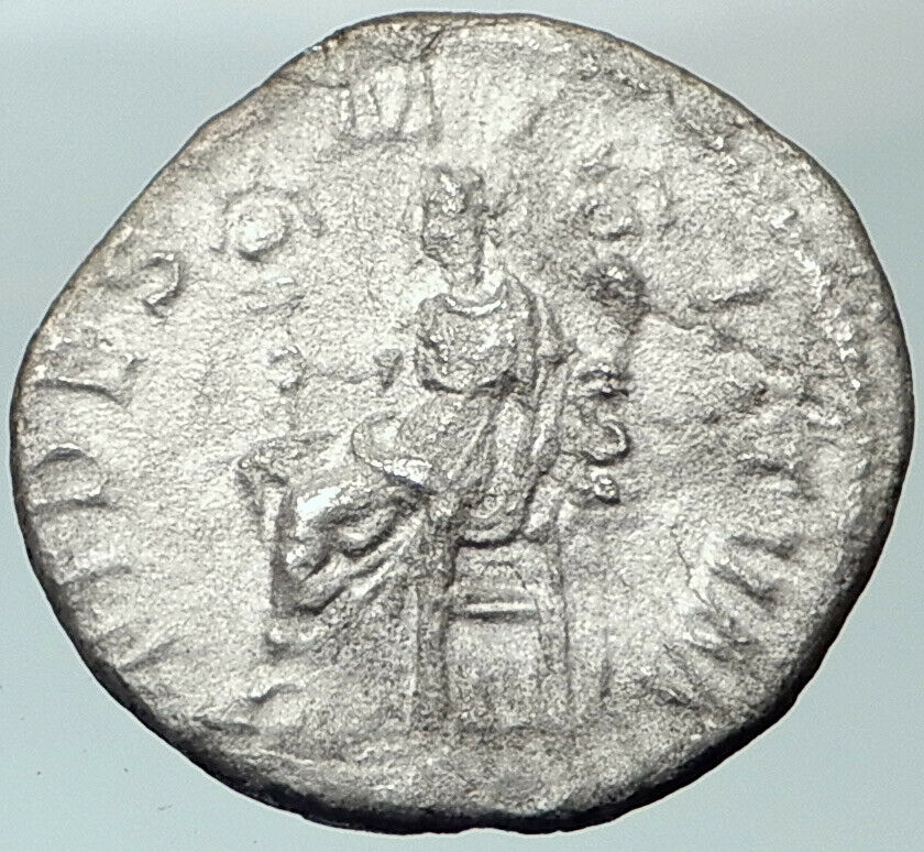 SEVERUS ALEXANDER Authentic Ancient 231AD Rome Silver Roman Coin FIDES i42014