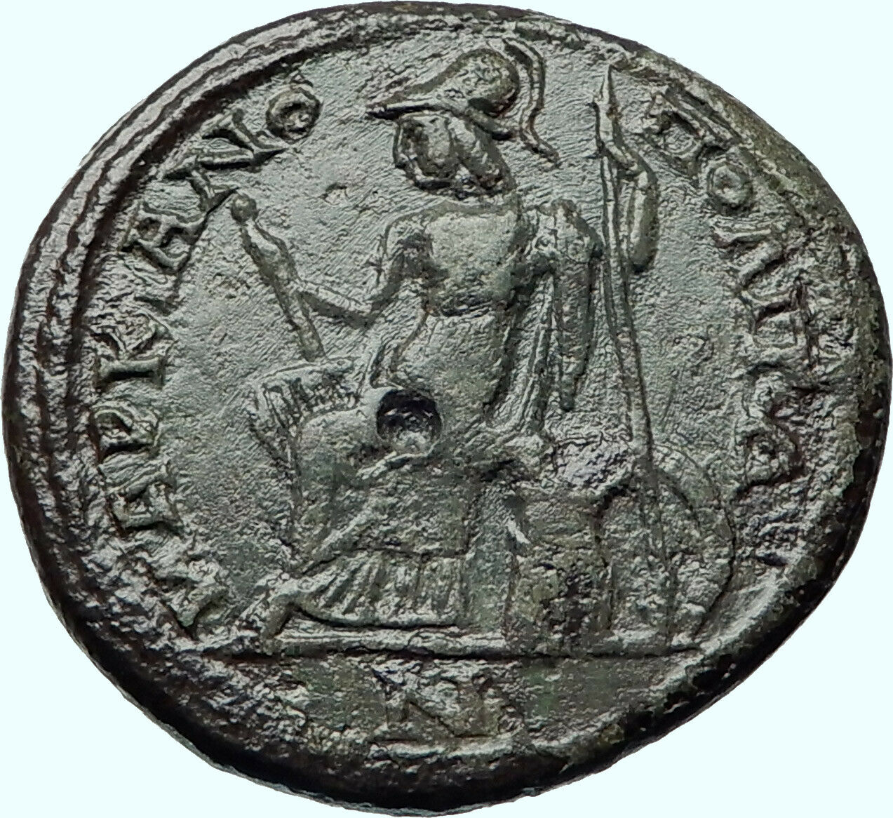 GORDIAN III 238AD Marcianopolis Athena Authentic Ancient Roman Coin i40781