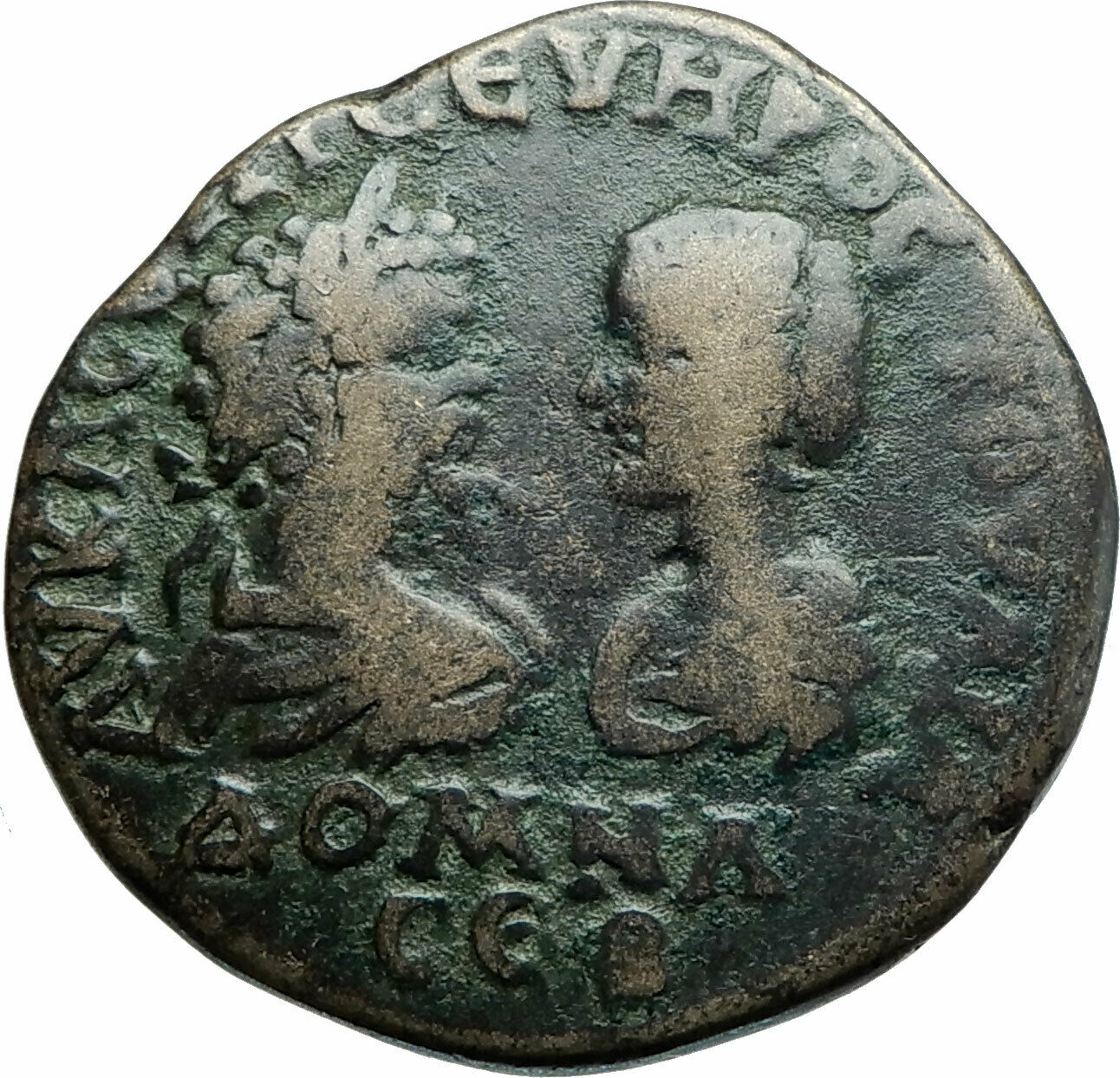 SEPTIMIUS SEVERUS & JULIA DOMNA Marcianopolis Ancient Roman Coin SERAPIS i79132