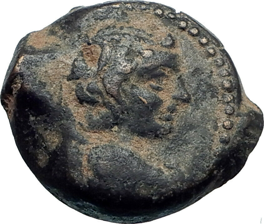 ANTIOCHOS IX 113BC Eros Cupid Love & Nike Authentic Ancient Greek Coin i44100