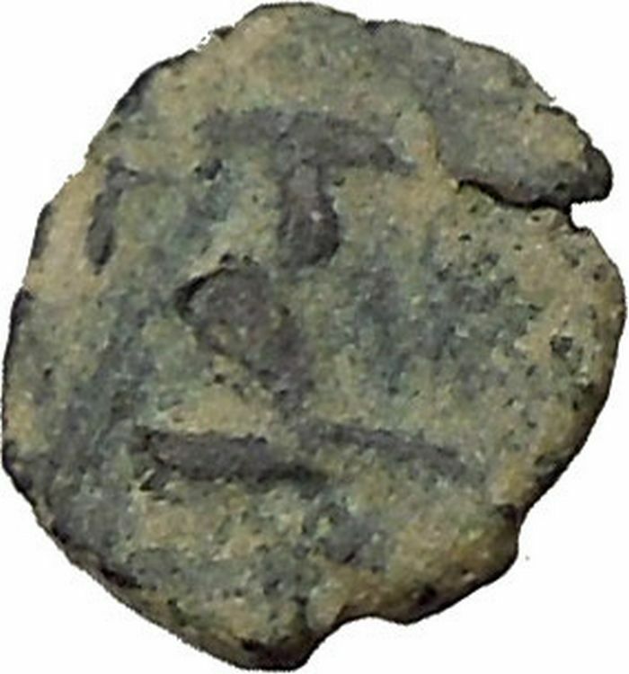 BERYTOS in PHOENICIA 218AD Satyr Marsyas Prow Rare Ancient Greek Coin i36679