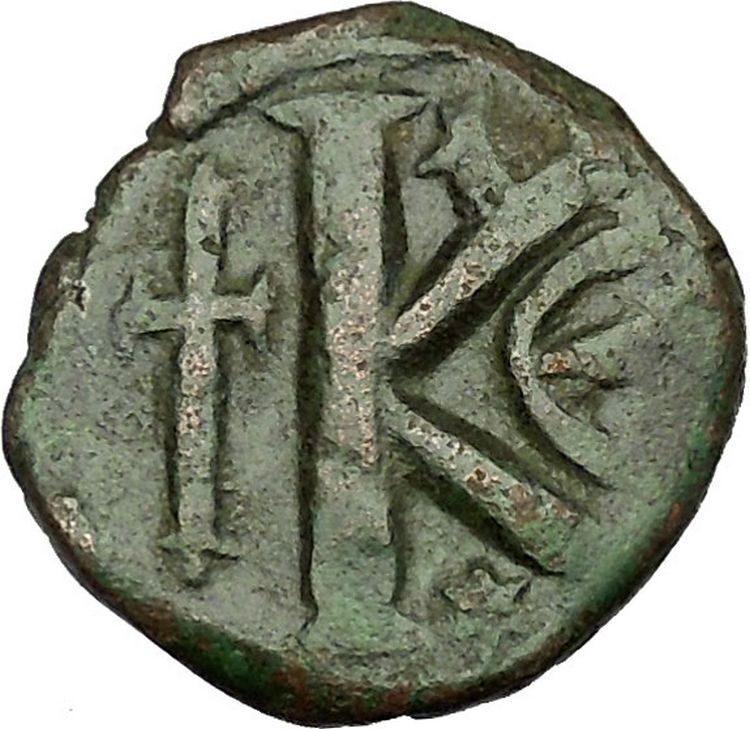 Justin I 518AD Big Authentic Ancient Medieval Byzantine Coin Large K i39774