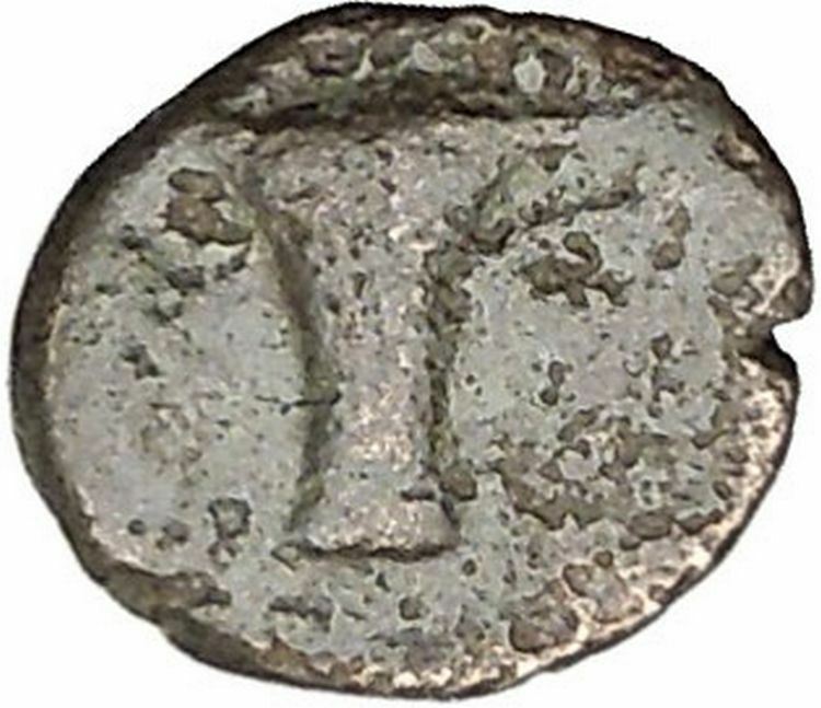 Kyme in Aeolis 350BC EAGLE & VASE on Authentic Ancient Greek Coin i48074