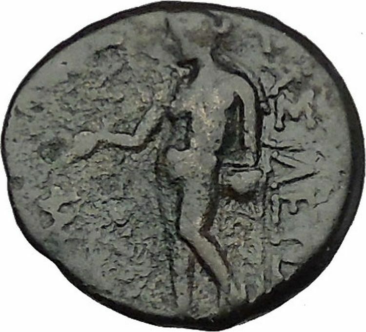 ANTIOCHOS III Megas 223BC Seleukid Apollo Tripod Rare Ancient Greek Coin i53113