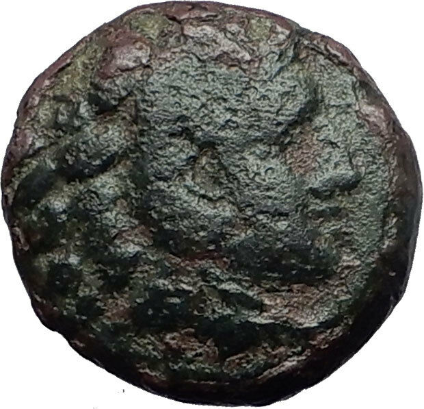 PHILIPPI in MACEDONIA 356BC Hercules Tripod Authentic Ancient Greek Coin i59746