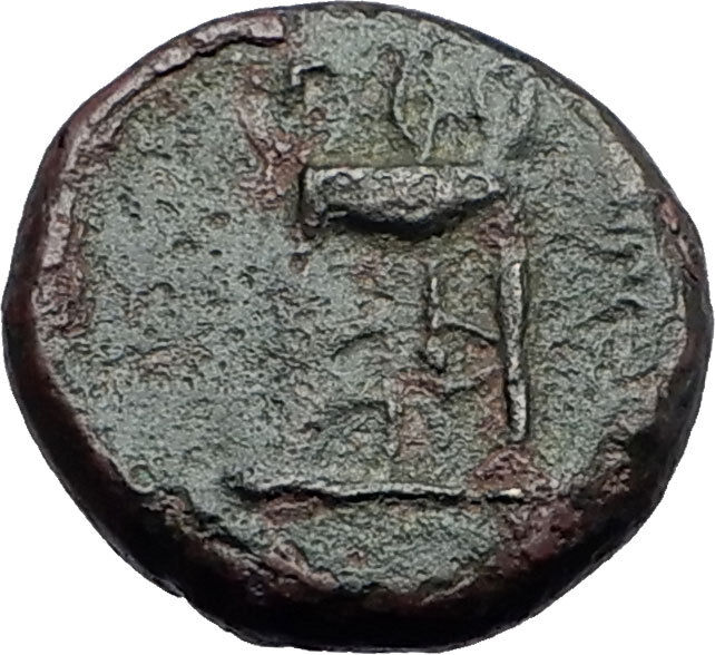 PHILIPPI in MACEDONIA 356BC Hercules Tripod Authentic Ancient Greek Coin i59746