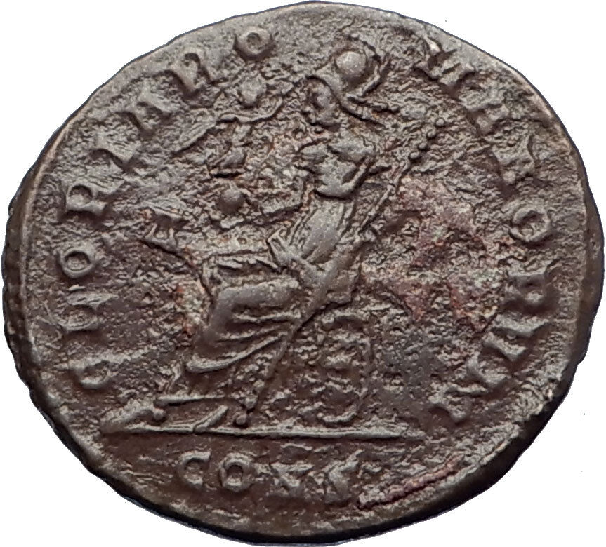 CONSTANTINE I the GREAT 327AD Ancient Roman Coin ROMA Very rare i73352