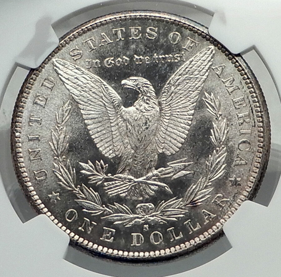 1881 UNITED STATES of America SILVER Morgan US Dollar Coin EAGLE NGC MS i79613