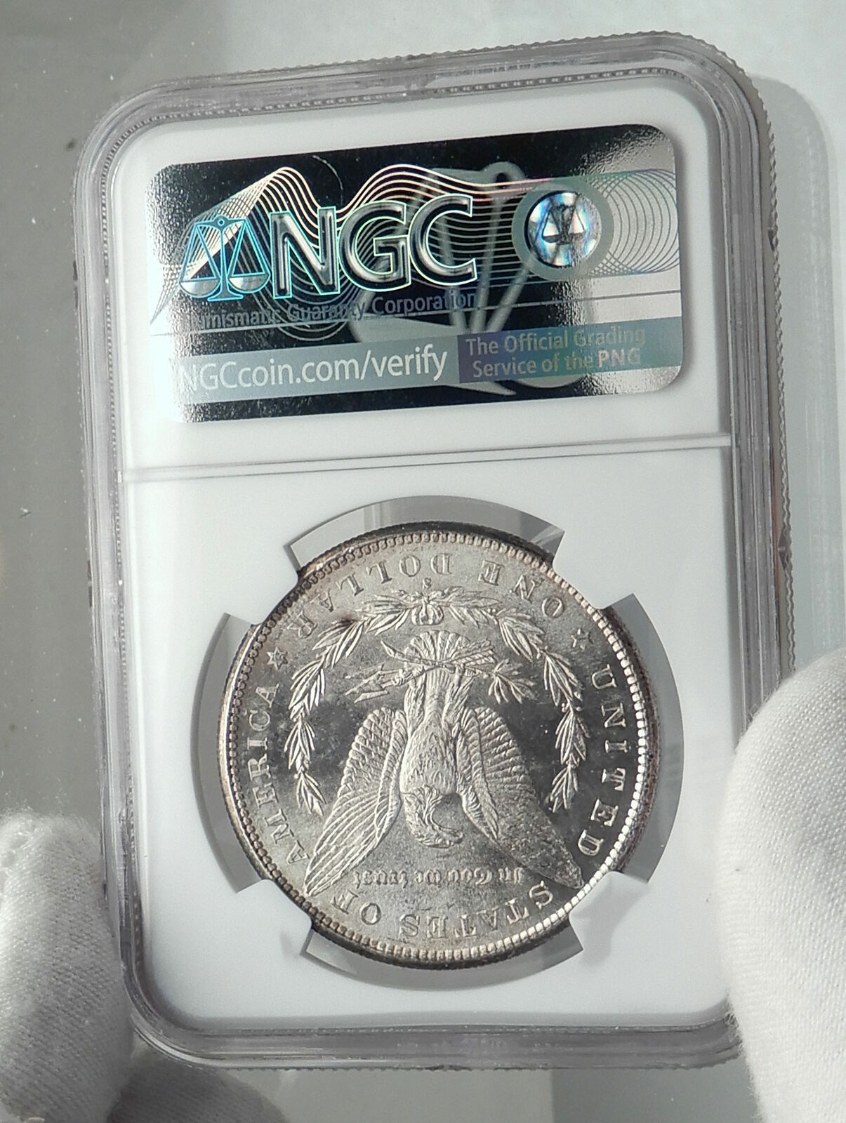 1881 UNITED STATES of America SILVER Morgan US Dollar Coin EAGLE NGC MS i79613