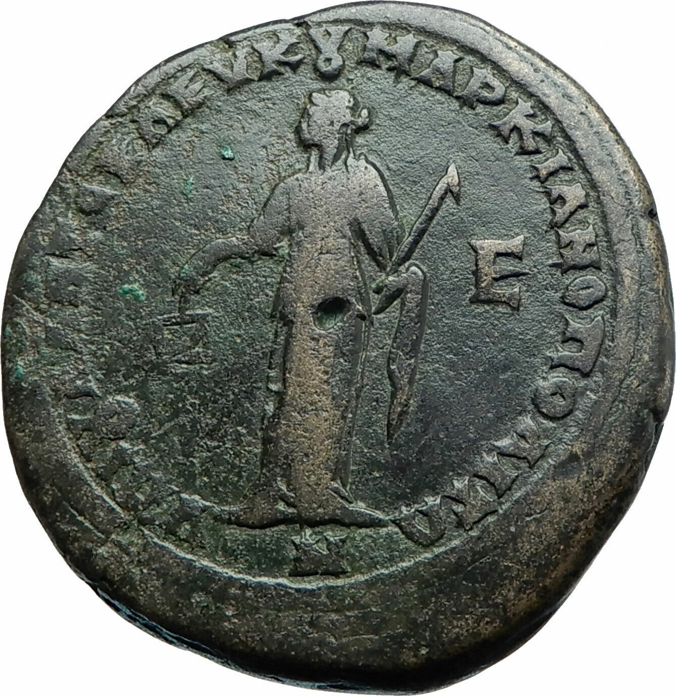 ELAGABALUS JULIA MAESA 218AD Ancient Marcianopolis Roman Coin Dikaiosyne i79131