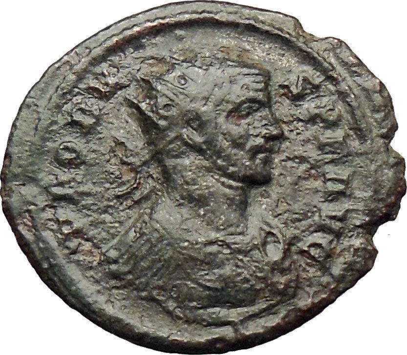 Probus 281AD Ancient Roman Coin Nude Jupiter Zeus w thunderbolt i29787