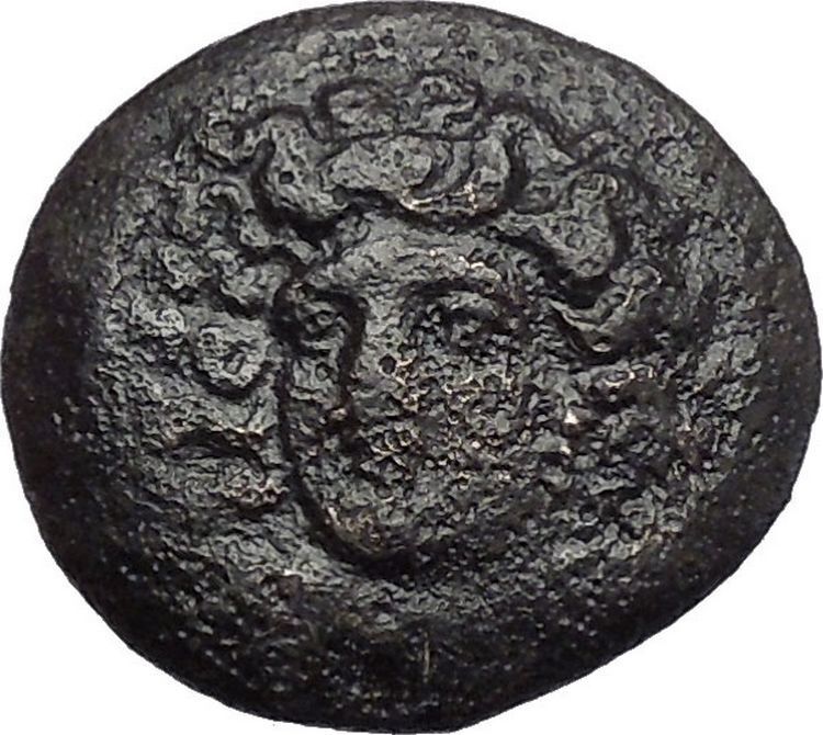 LARISSA in THESSALY 350BC NYMPH Horse Authentic Ancient Greek Coin i49144