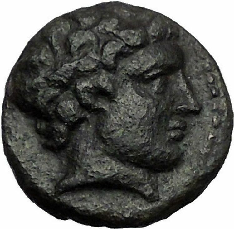 Phalanna in Thessaly 3-2CenBC Ares Nymph Authentic Ancient Greek Coin i56221