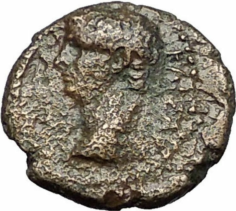 CLAUDIUS 41AD Sardes Lydia Hercules Genuine Authentic Ancient Roman Coin i56319