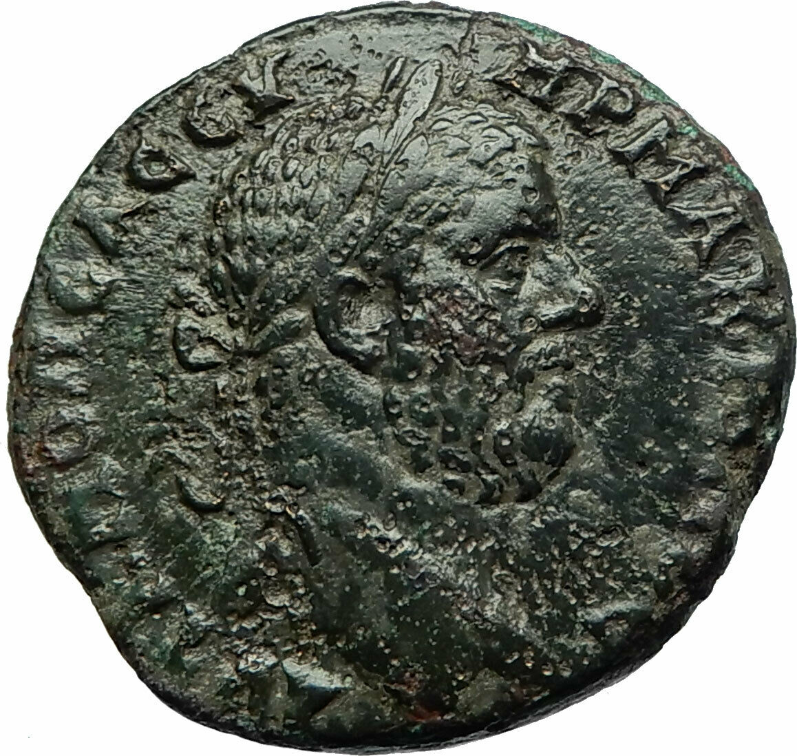 MACRINUS Nicopolis ad Istrum Legate Agrippa Hygeia Serpent Roman Coin i76117