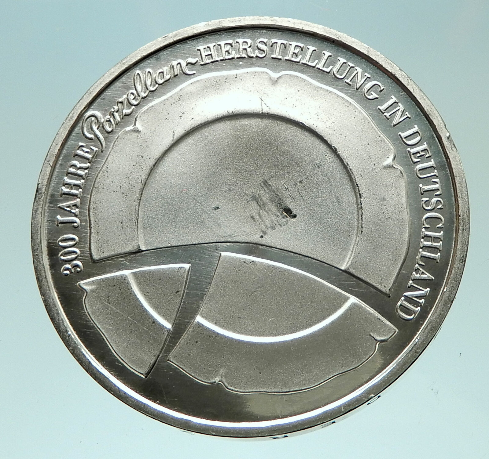 2010 GERMANY Porcelain Manufacturing Genuine Proof Silver 10 Euro Coin i76035