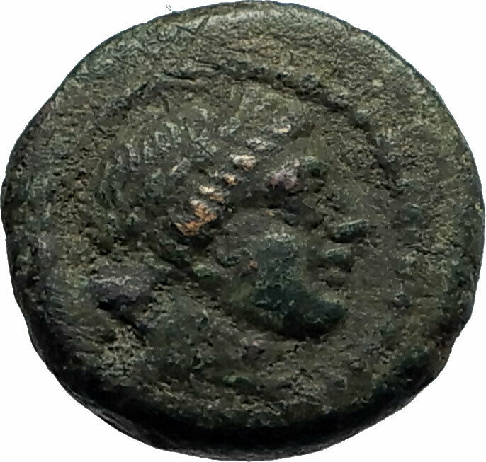 Alopekonnesos in Thrace RARE R3 Ancient 400BC Greek Coin FEMALE KANTHAROS i77031