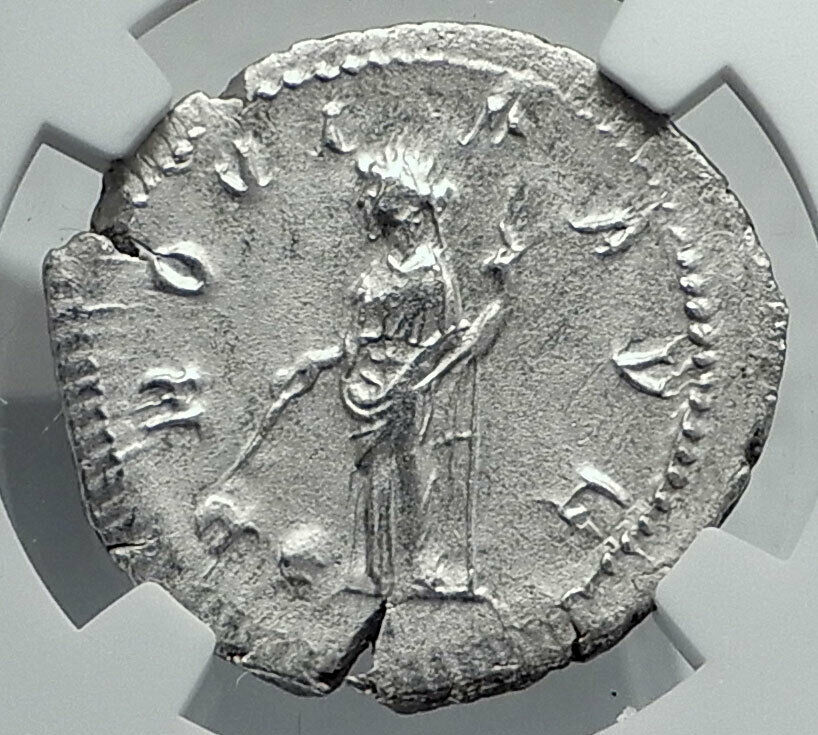 GORDIAN III 244AD Original Ancient Rome Silver Roman Coin PROVIDENTIA NGC i81160