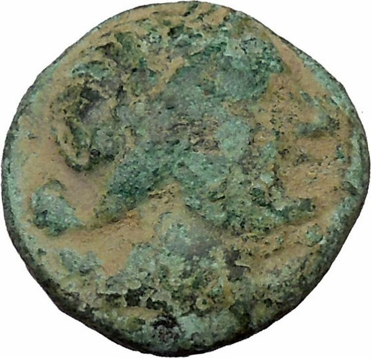 Greek city of Perge in Pamphylia 2ndCenBC Ancient Greek Coin Artemis Stag i37901