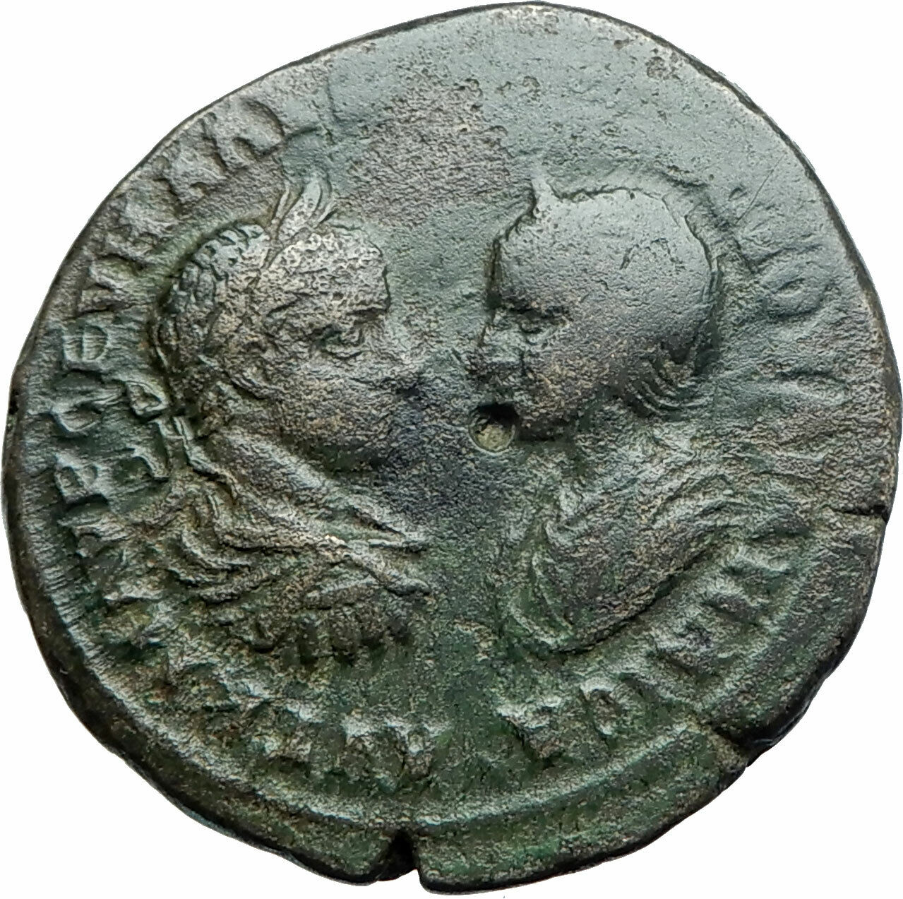 SEVERUS ALEXANDER & JULIA MAESA Marcianopolis Roman Coin Dikaiosyne i79127