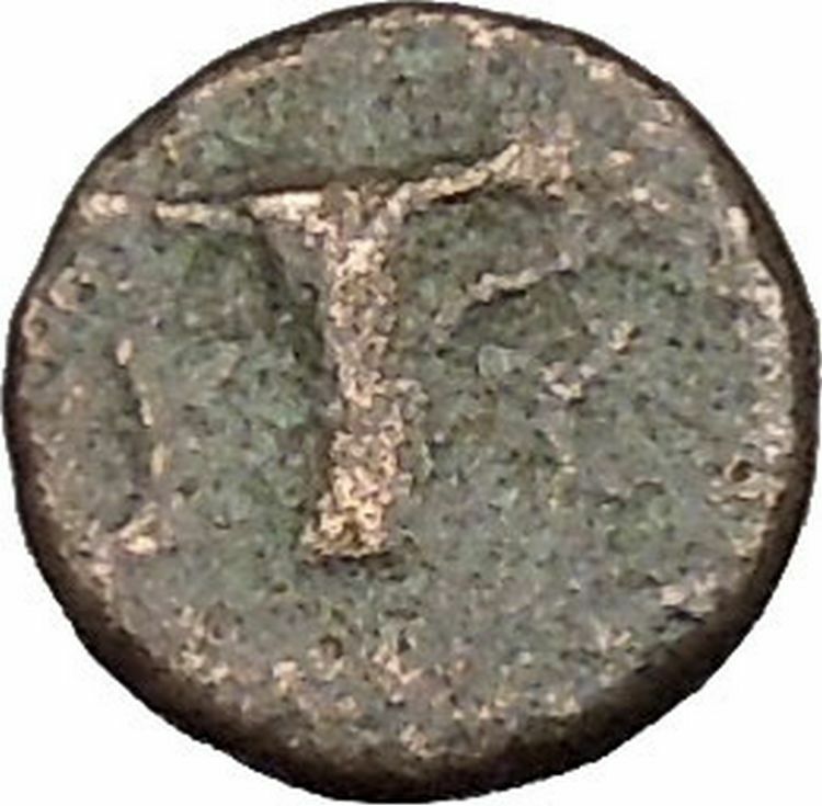 Kyme in Aeolis 350BC EAGLE & VASE on Authentic Ancient Greek Coin i48080