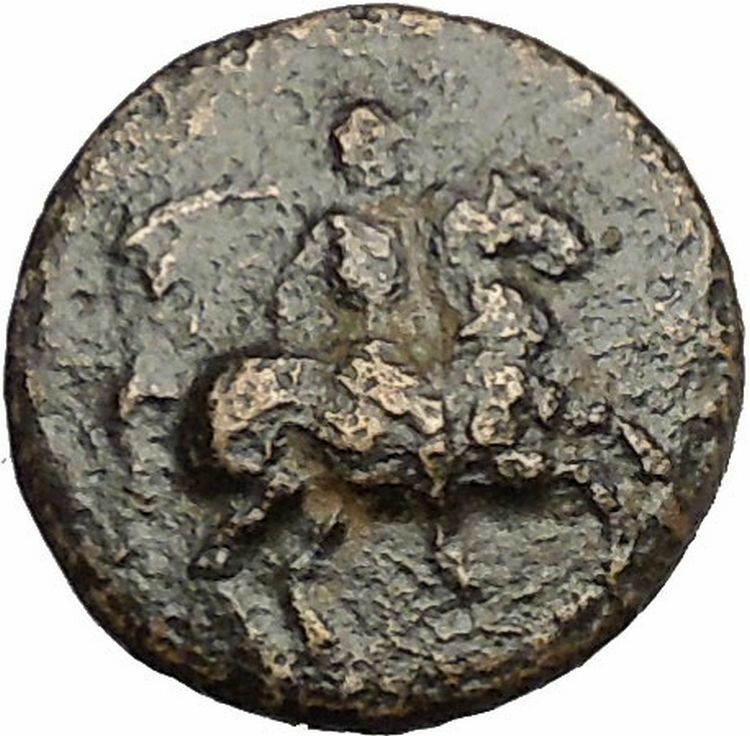 Magnesia ad Maeandrum in Ionia 300BC Horseman Bull Ancient Greek Coin i52583