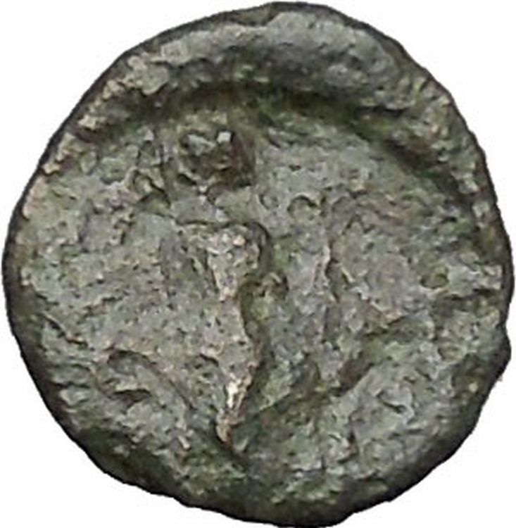 HIMERA in SICILY 420BC Pan Goat Nike RARE R2 Authentic Ancient Greek Coin i50551