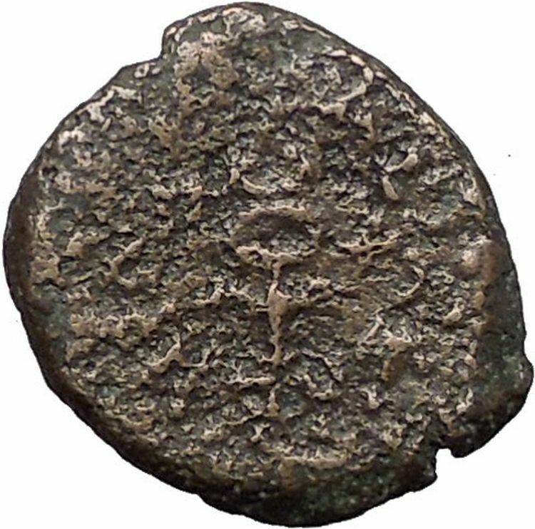 HEROD I the GREAT 40BC Biblical Jewish SAMARIA Rare Ancient Greek Coin i56336