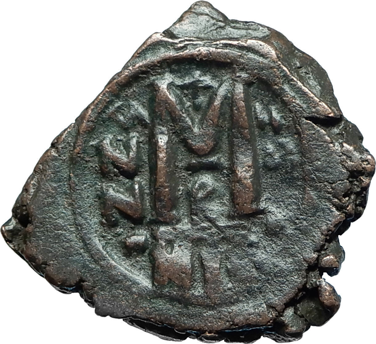 HERACLIUS & Son H Constantine Genuine 610AD Ancient Byzantine Follis Coin i66092