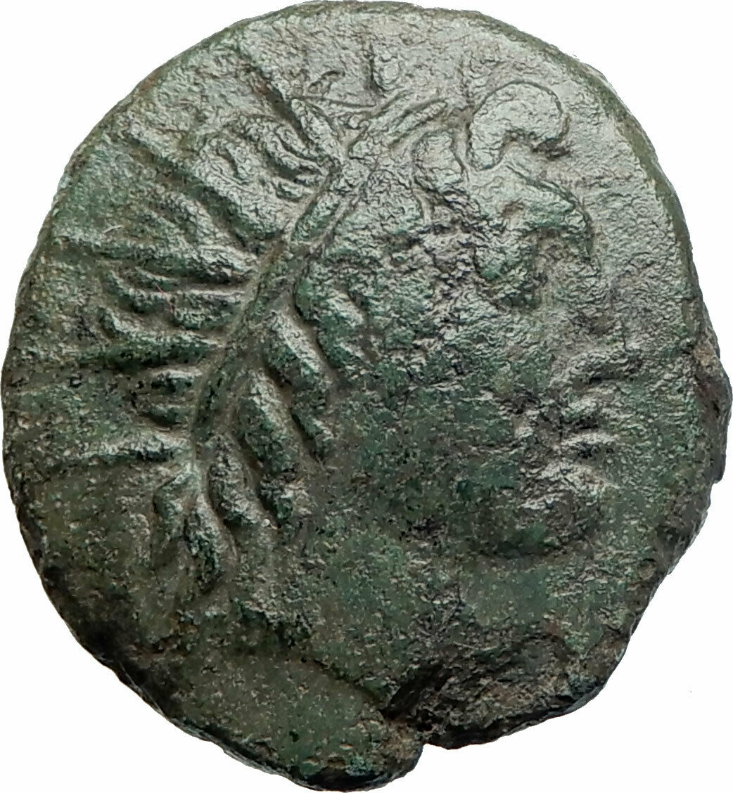 PHILIP V King of Macedonia 221BC Ancient Greek Coin Helios Thunderbolt i76174