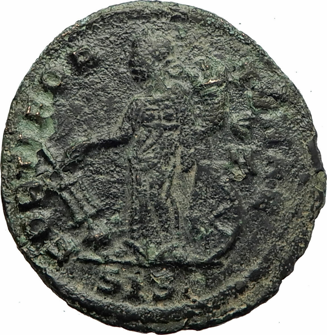 GALERIUS Veiled DIVO 311AD HUGE Ancient Roman Coin Fortuna Very rare i76933