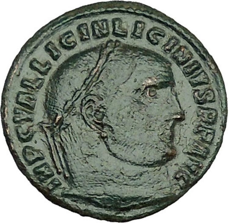 Licinius I Constantine The Great enemy 313AD Ancient Roman Coin Jupiter i39967