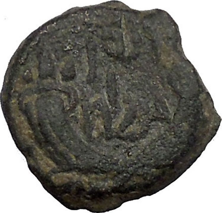 King Rabbel II w Hagru Arab Caravan Kingdom of Nabataea 101AD Greek Coin i50428