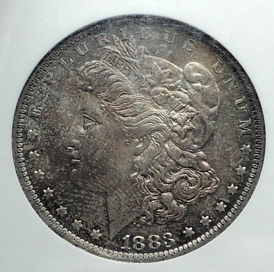 1883 UNITED STATES of America SILVER Morgan US Dollar Coin EAGLE NGC MS i78877