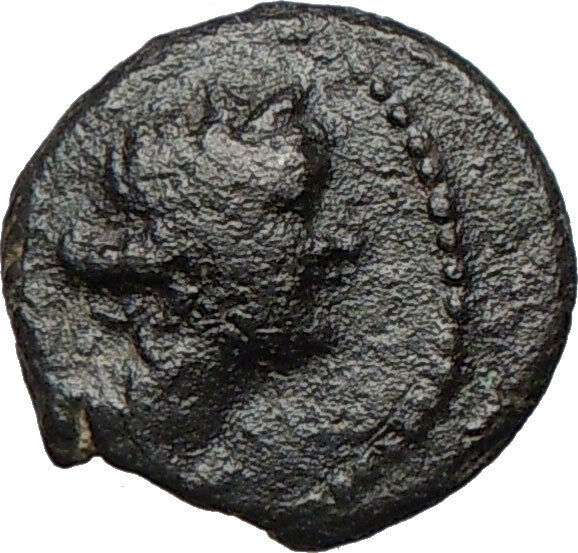 AMPHIPOLIS 187BC Ancient Greek Coin ARTEMIS Diand Hunt Bull bounding i24562