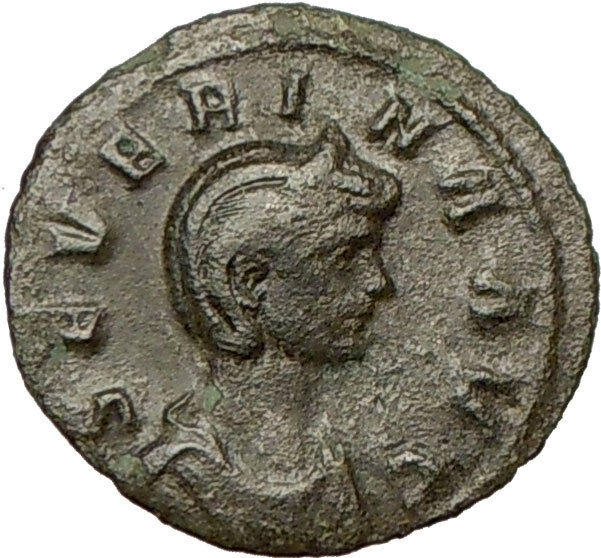 SEVERINA AURELIAN wife 275AD Ancient Roman Coin VENUS Love, fertility i18155