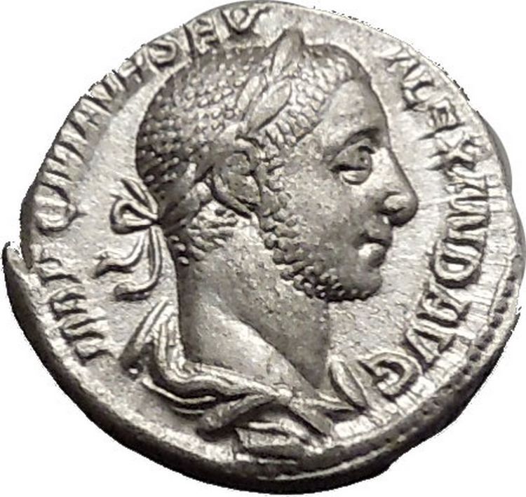 Severus Alexander 227AD Silver Ancient Roman Coin Equality Fairness i51142